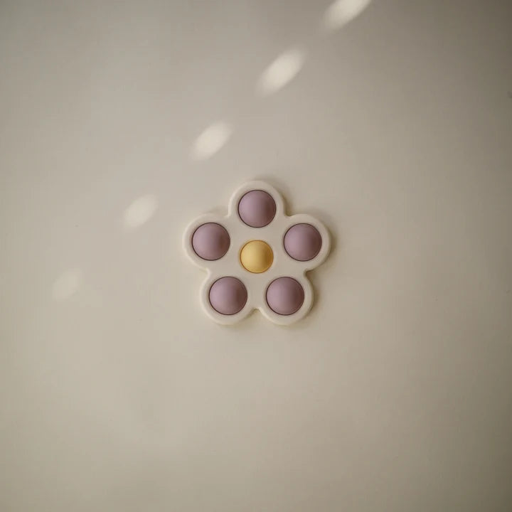 Flower Press Toy - Soft Lilac/Pale Daffodil/Ivory