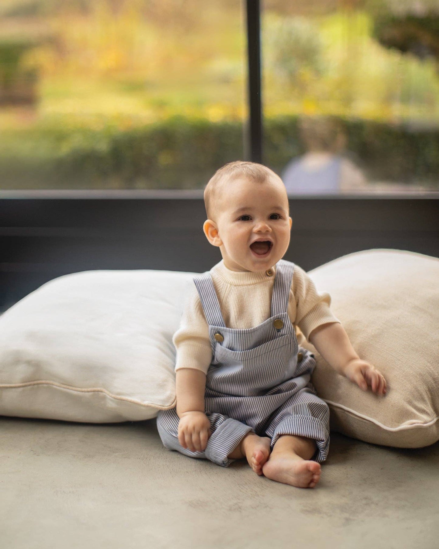 Hatchling Blue Stripe Jumpsuit