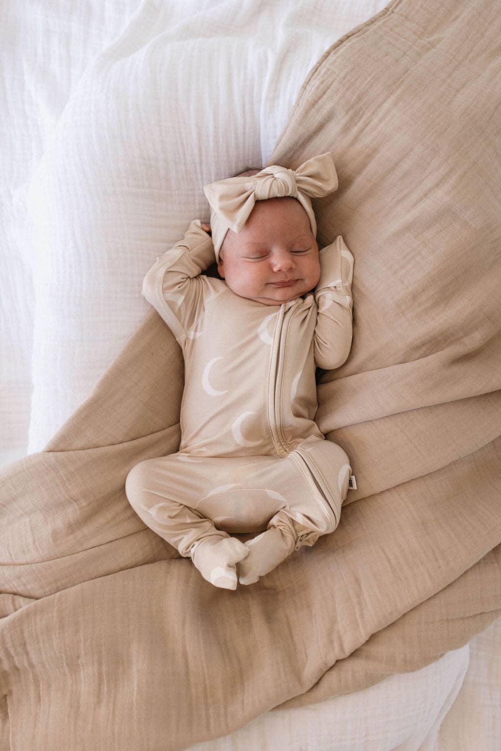 Bamboo Zip Pajamas - Luna