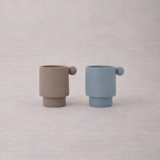 Inka Cups - Blue & Clay