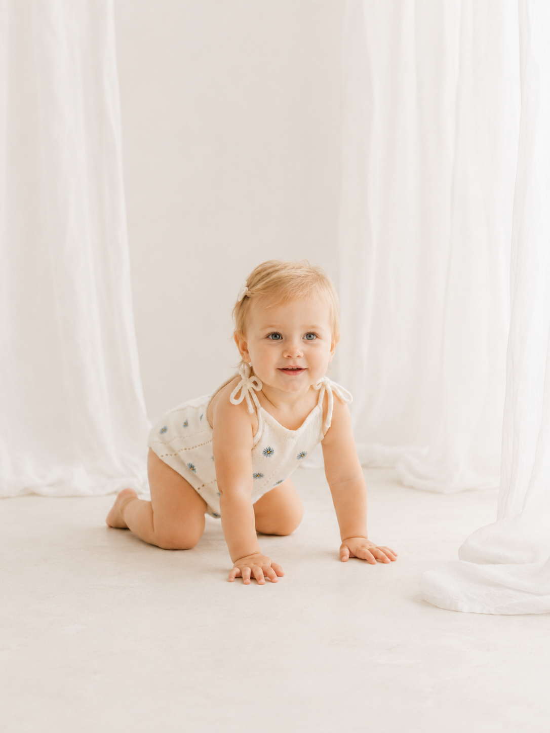 Daisy Knit Romper