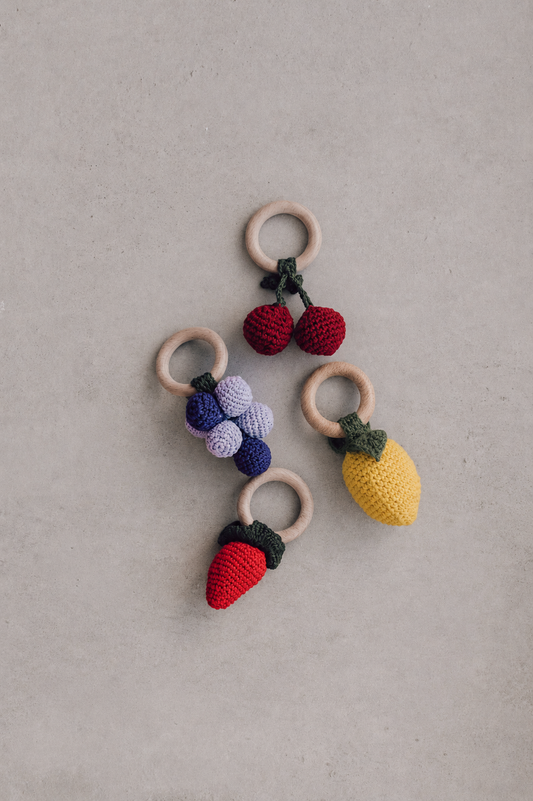Crochet Fruit Rattle
