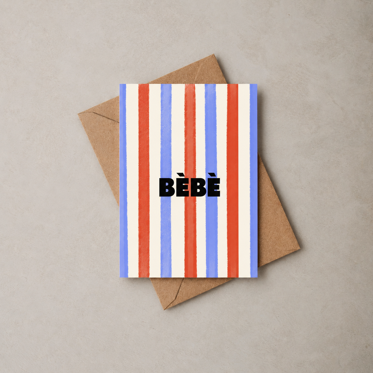 Bébé Striped Card