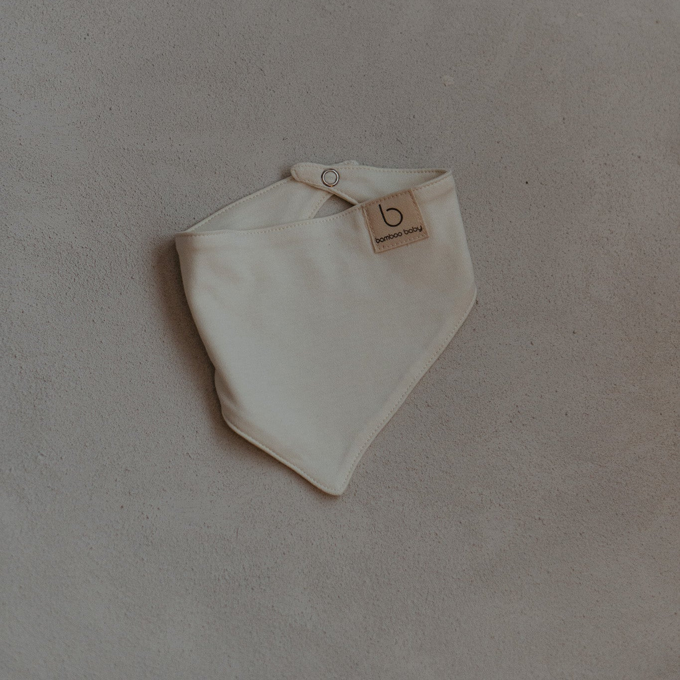 Ecru Triangular Baby Bib