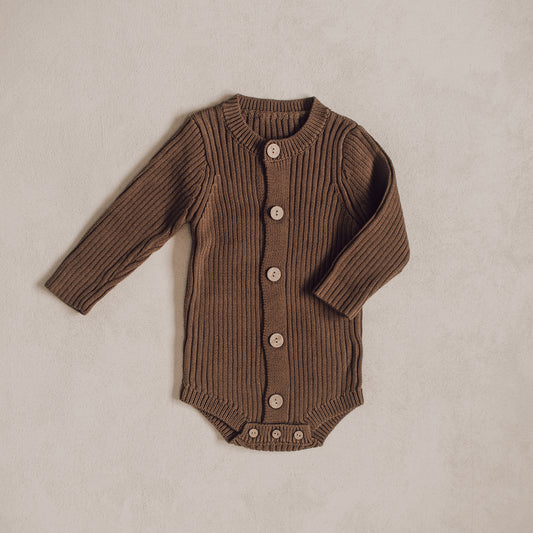 Chestnut Knit Romper