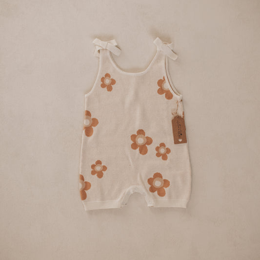 Knit Romper - Wild bloom