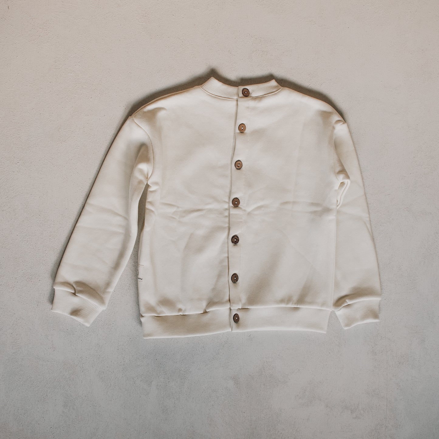 Cream Organic Oversized Sweatshirt Top & Legging Set