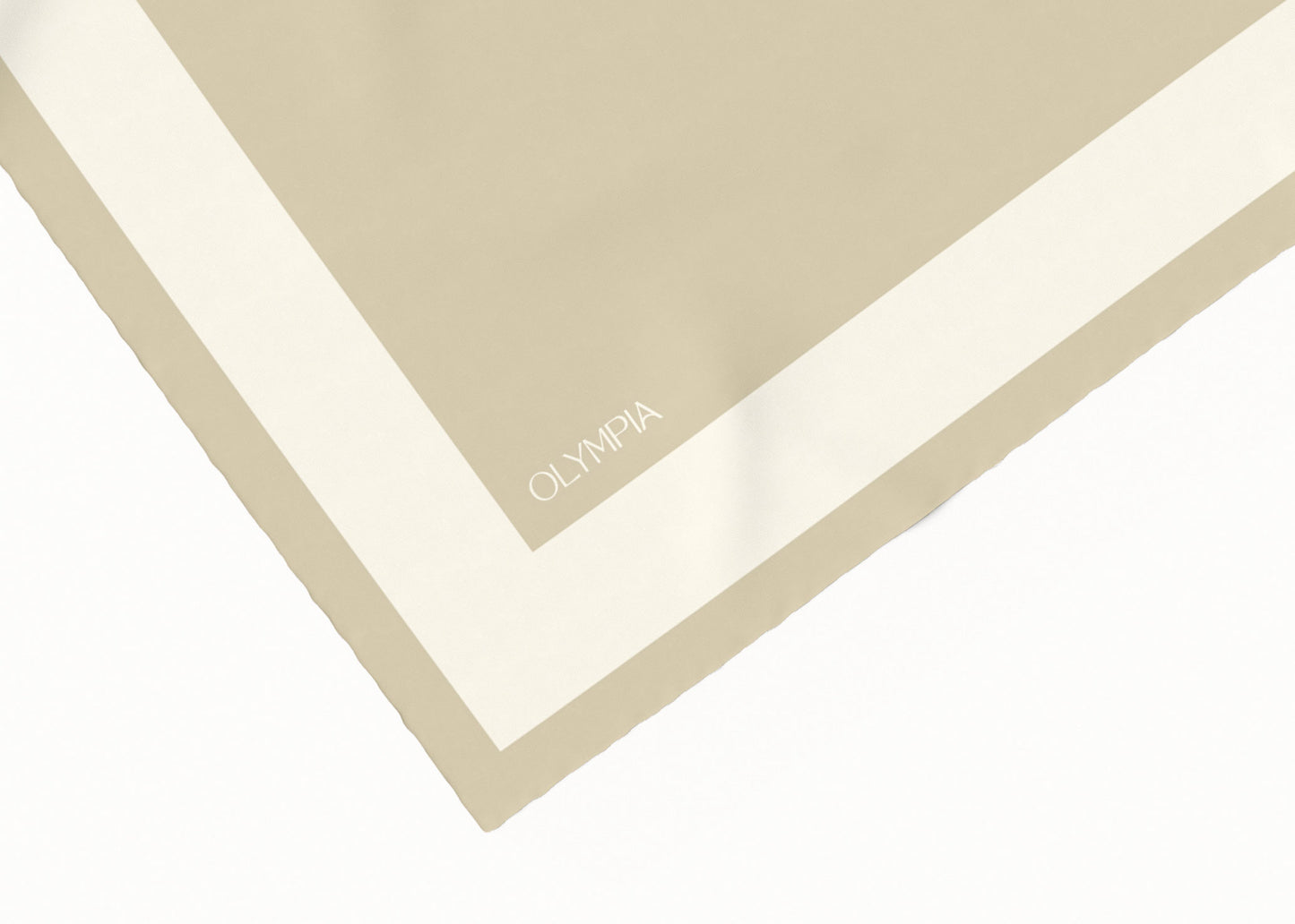 Imelda Scarf - Birch/Off White