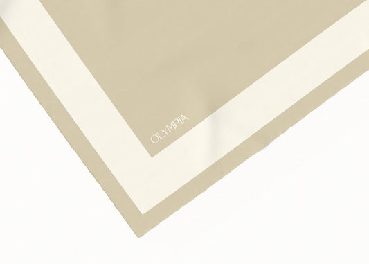Imelda Scarf - Birch/Off White