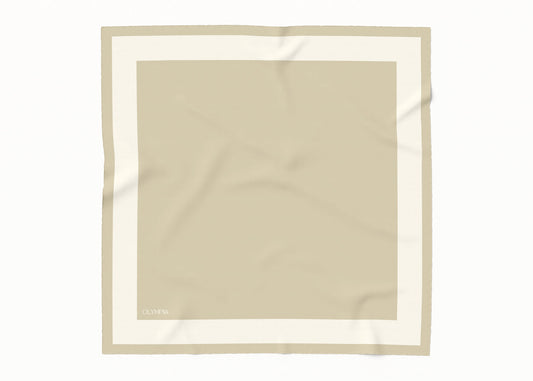 Imelda Scarf - Birch/Off White