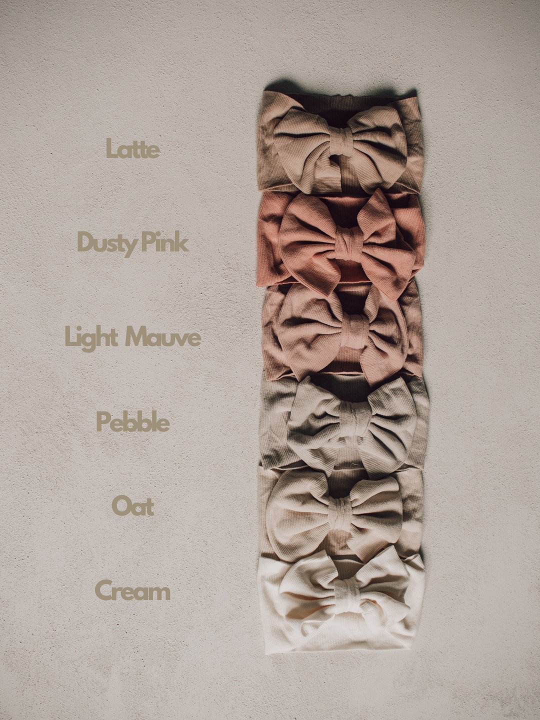 Soft Ribbed Wide Bow Headband