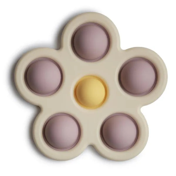 Flower Press Toy - Soft Lilac/Pale Daffodil/Ivory