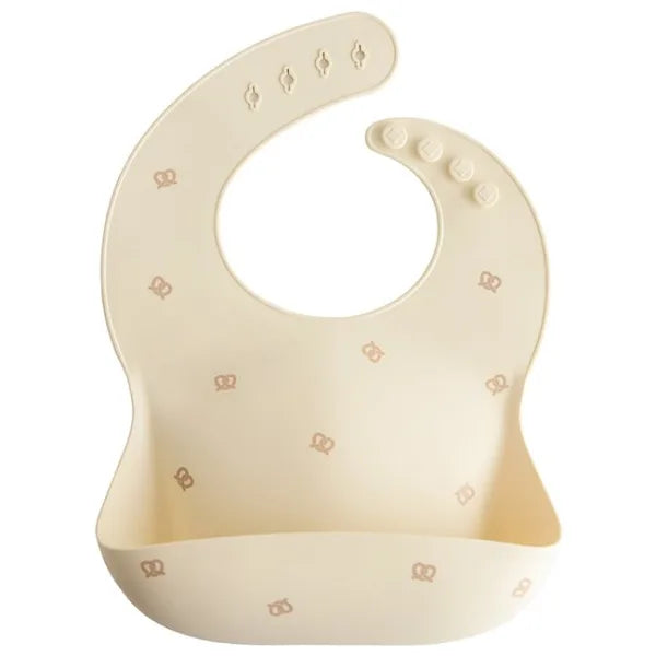 Silicone Bib - Pretzel