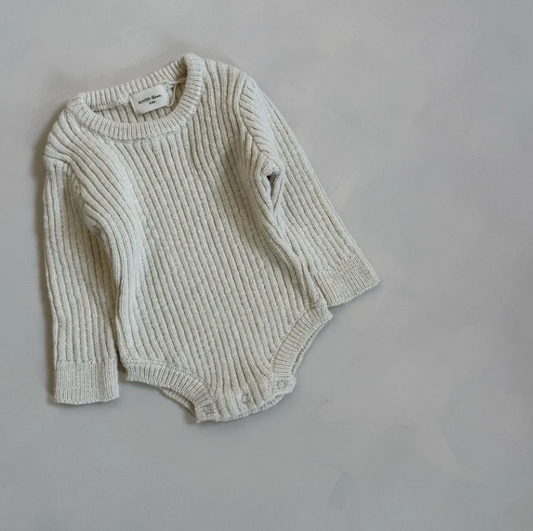 Teddy Bodysuit - Oatmeal