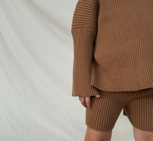 Walnut Ribb Shorts