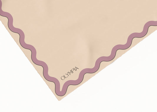 Sophie Scarf - Dusty Peach/Lavender