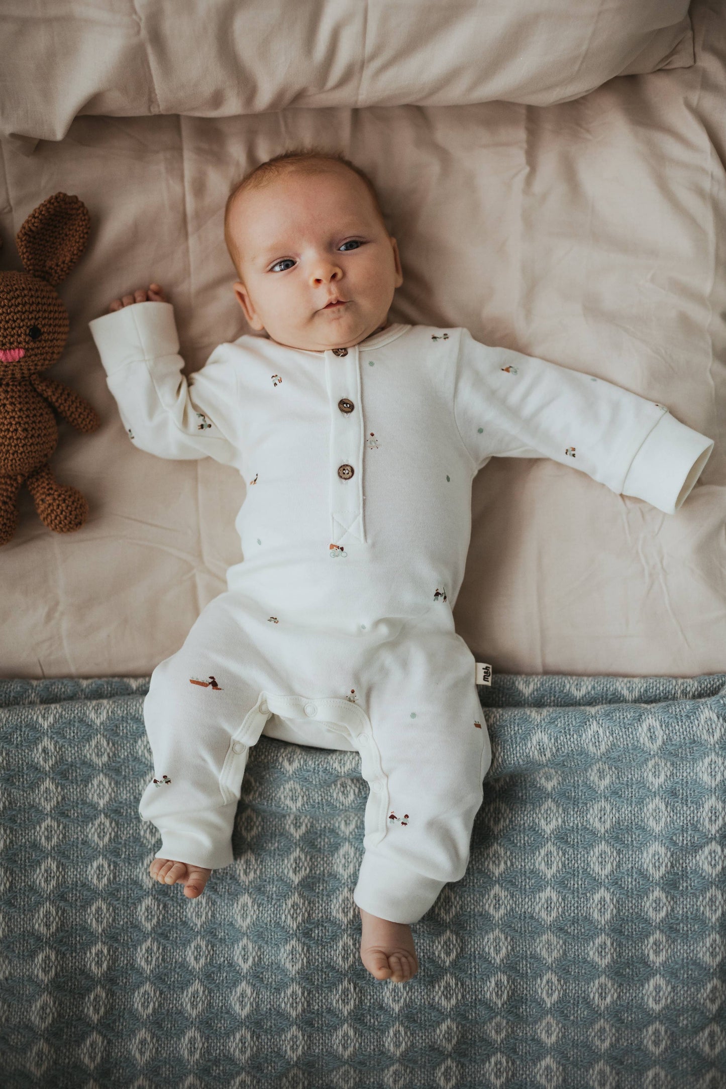 Organic Cotton Footless Romper
