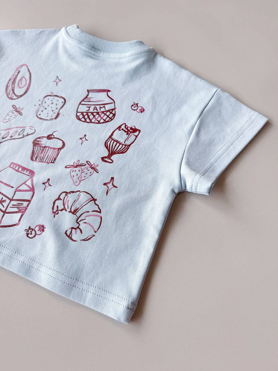 Breakfast Club Tee - Sky