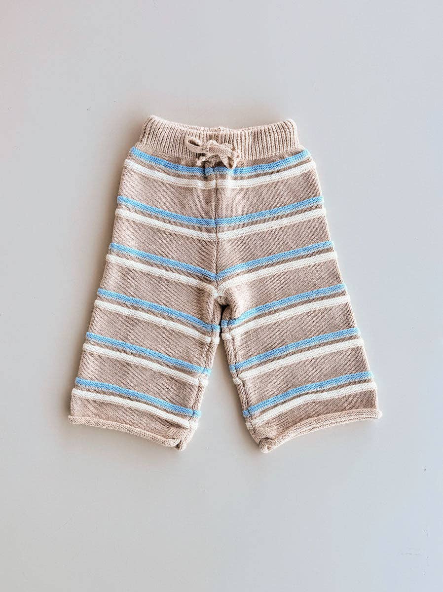 Raised Stripe Knit Set