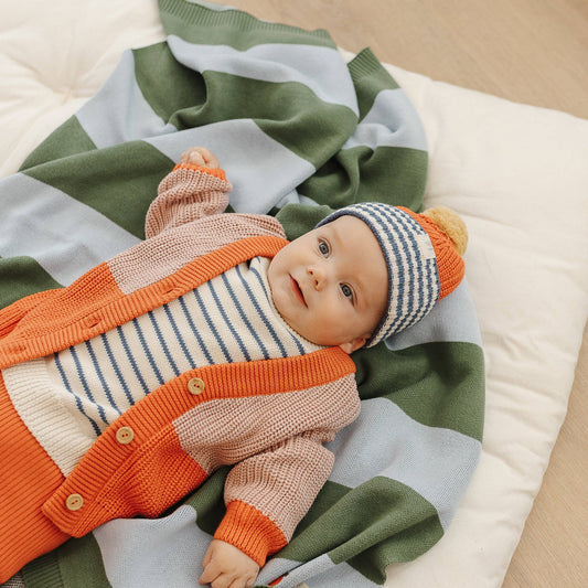 Bubble Gum Dip Chunky Grandpa Cardi