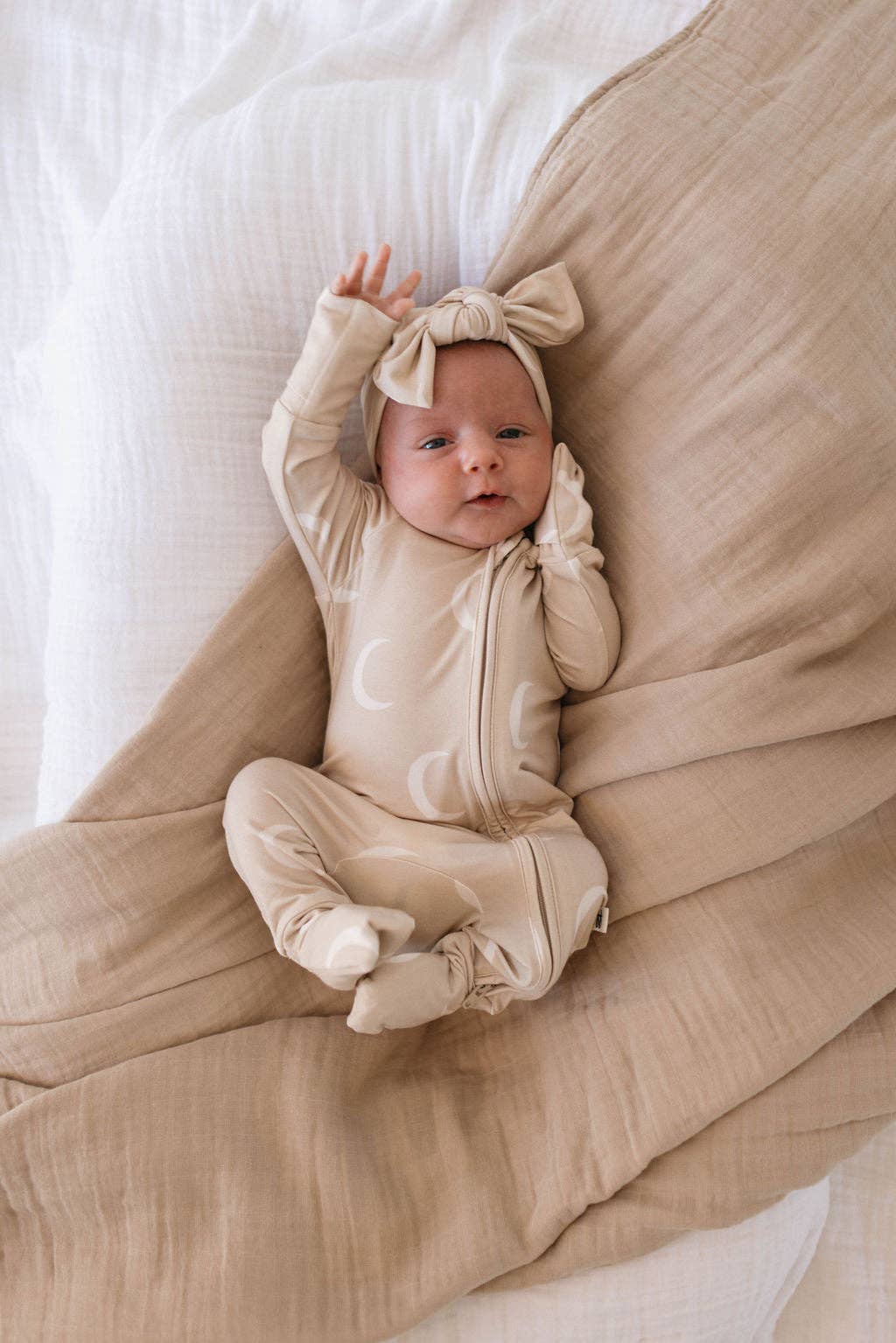 Bamboo Zip Pajamas - Luna
