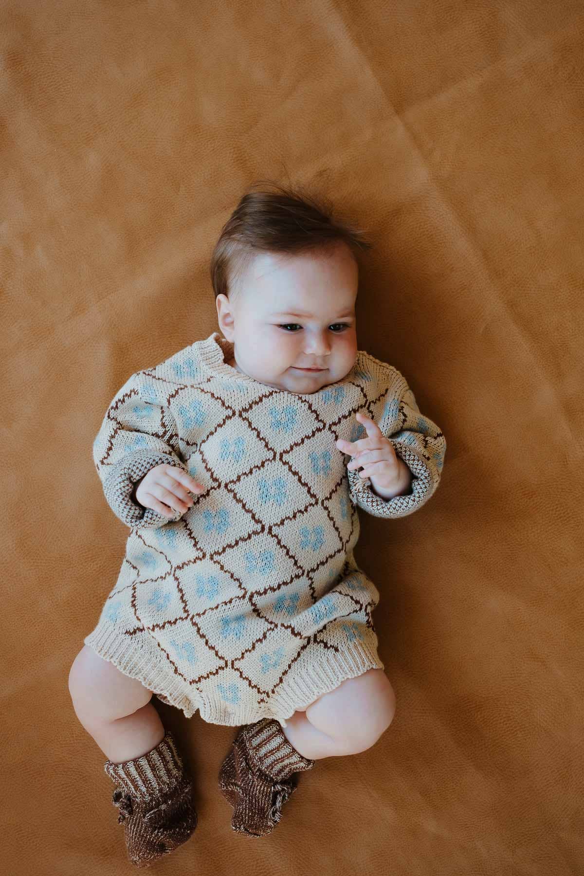 Chunky Cotton Bootie - Chocolate
