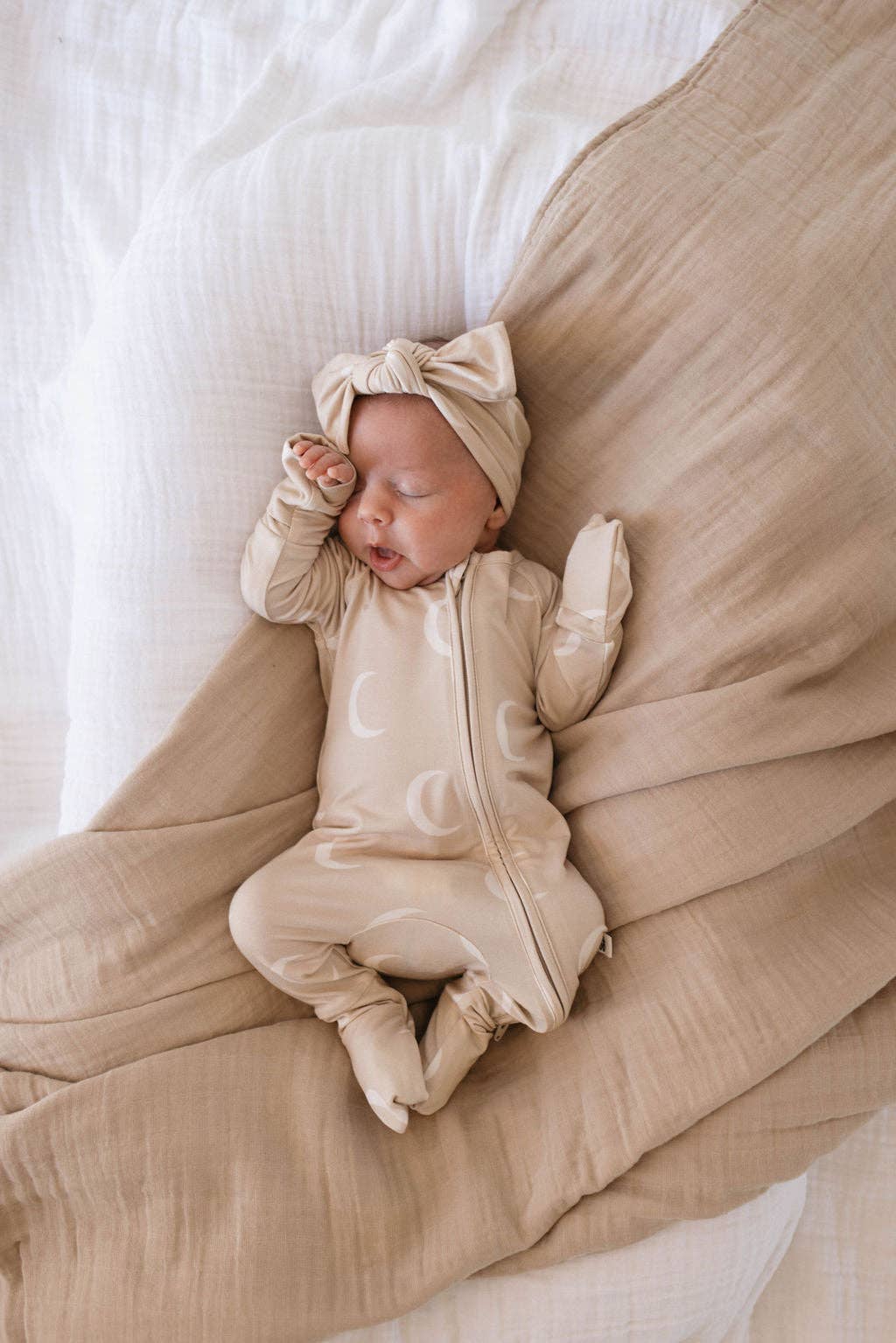 Bamboo Zip Pajamas - Luna