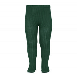 Basic Rib Tights BOTTLE GREEN