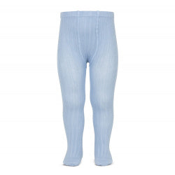 Basic Rib Tights LIGHT BLUE