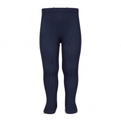 Basic Rib Tights NAVY BLUE