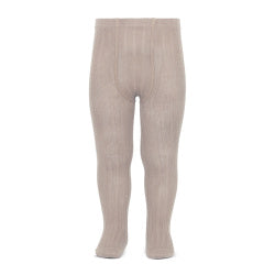 Basic Rib Tights STONE
