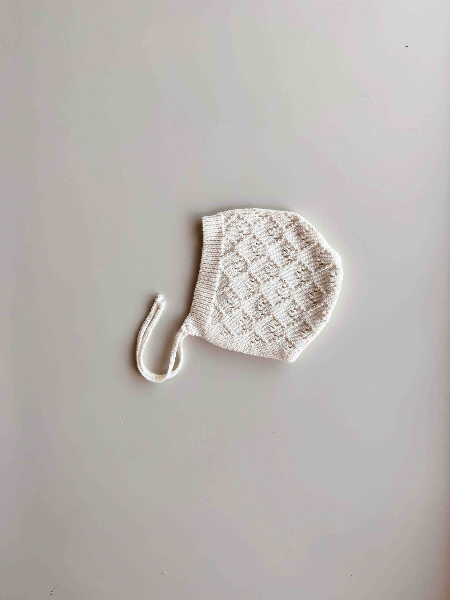 Mila Pointelle Bonnet - Snow