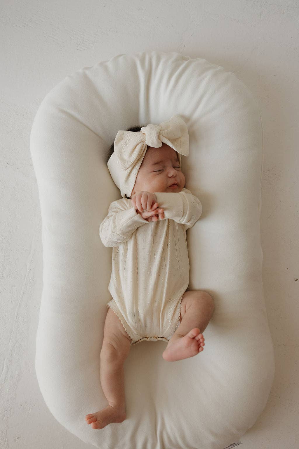 Pointelle Headband - Swan
