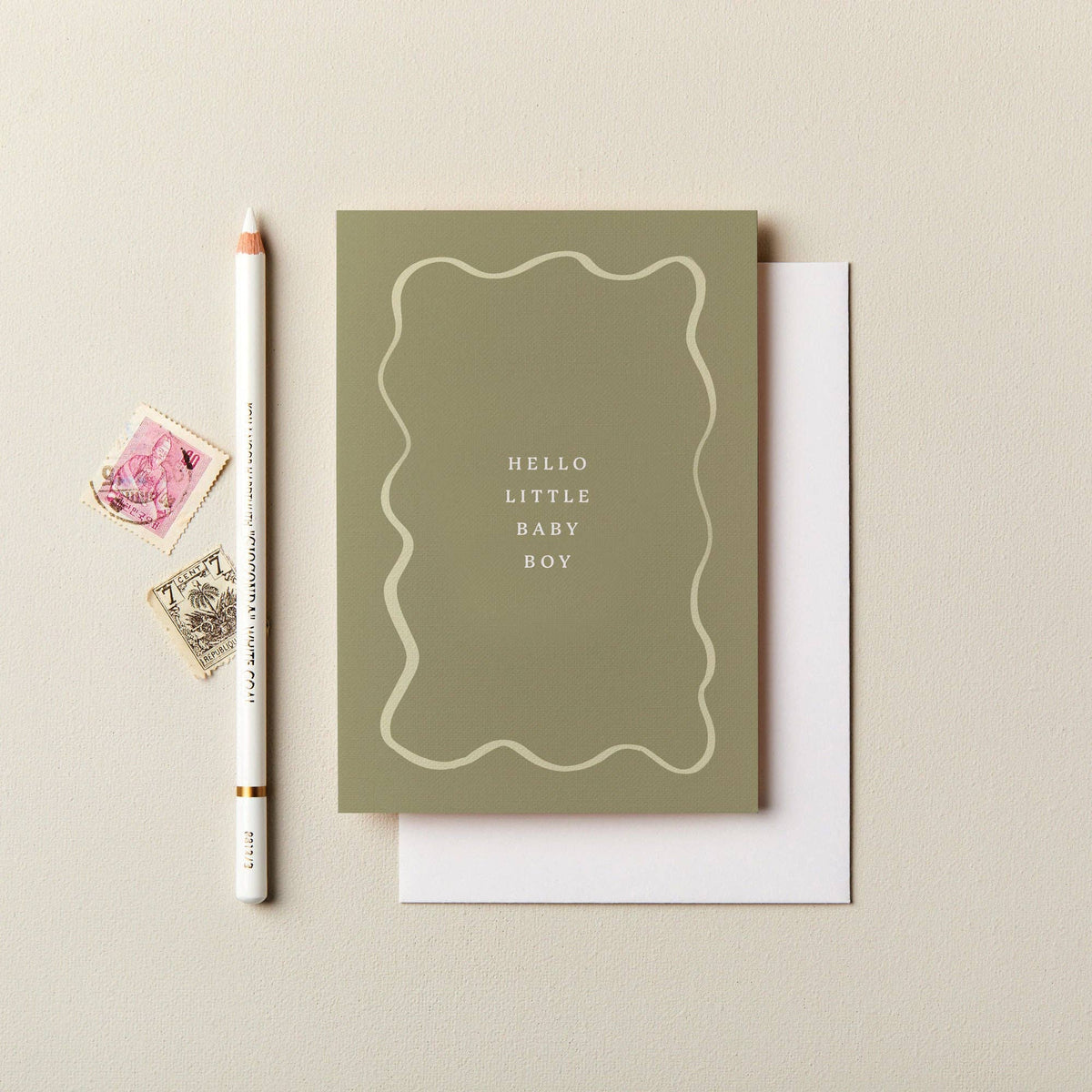 Hello Baby Boy Card