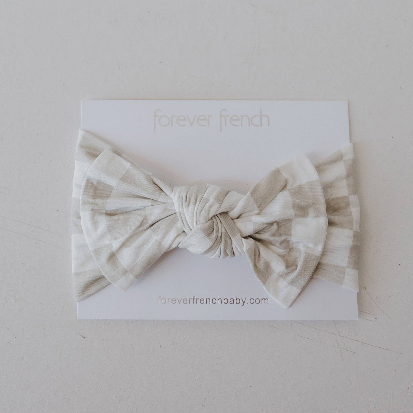 Bamboo Head Wrap - Checkerboard