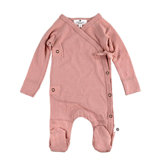 Wool Romper - Misty Rose
