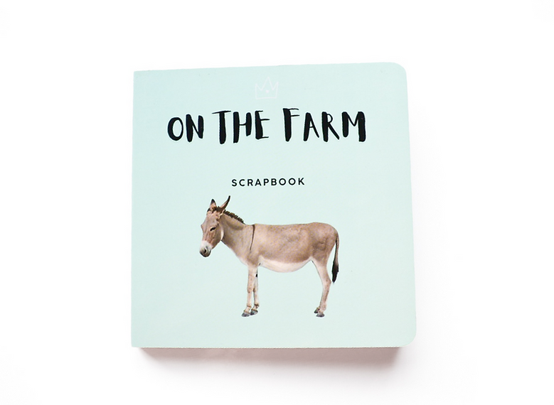 ON THE FARM - Scrapbook Board Book
