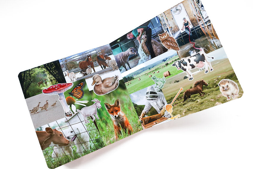 ON THE FARM - Scrapbook Board Book