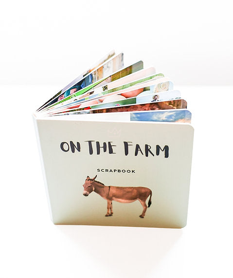 ON THE FARM - Scrapbook Board Book
