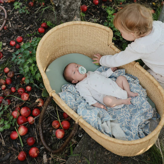 Swaddle - Blue Flowers